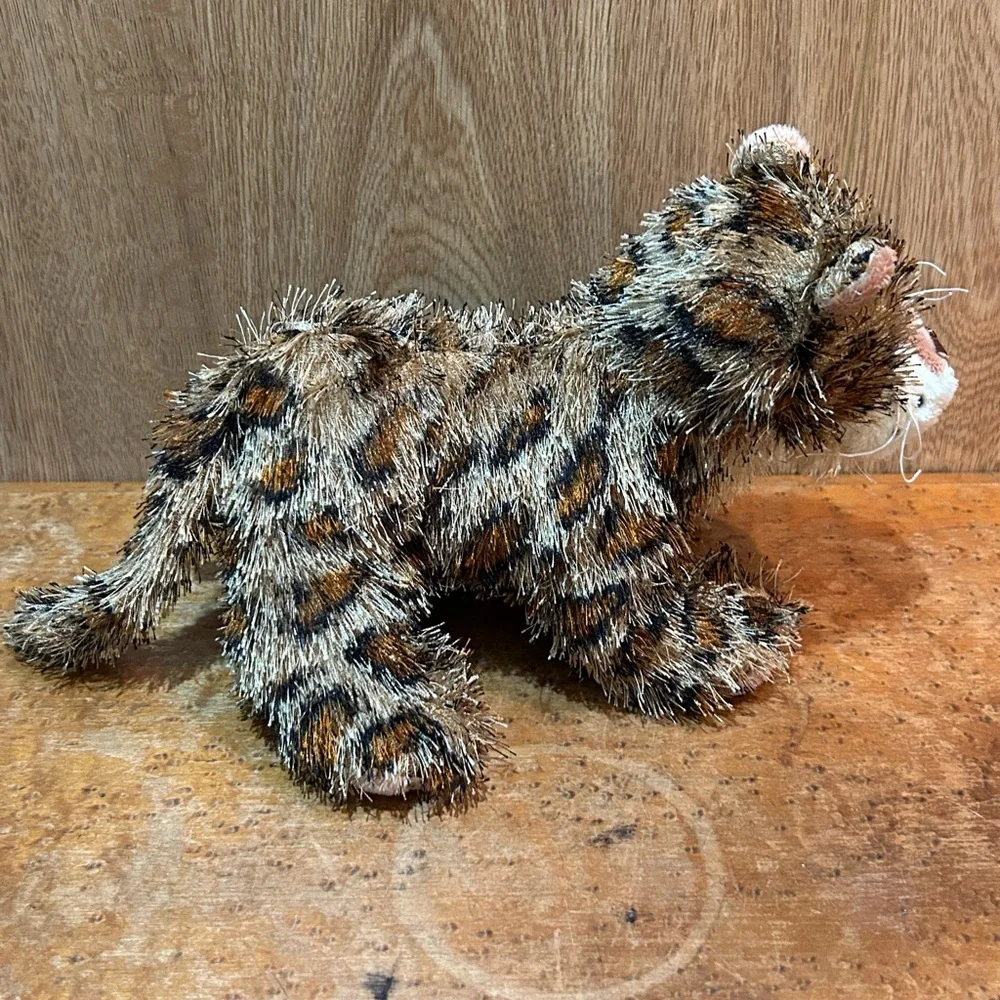 GANZ Webkinz HM031 Plush Stuffed Animal Leopard Webkinz Plush Toy [No Code] 12”
